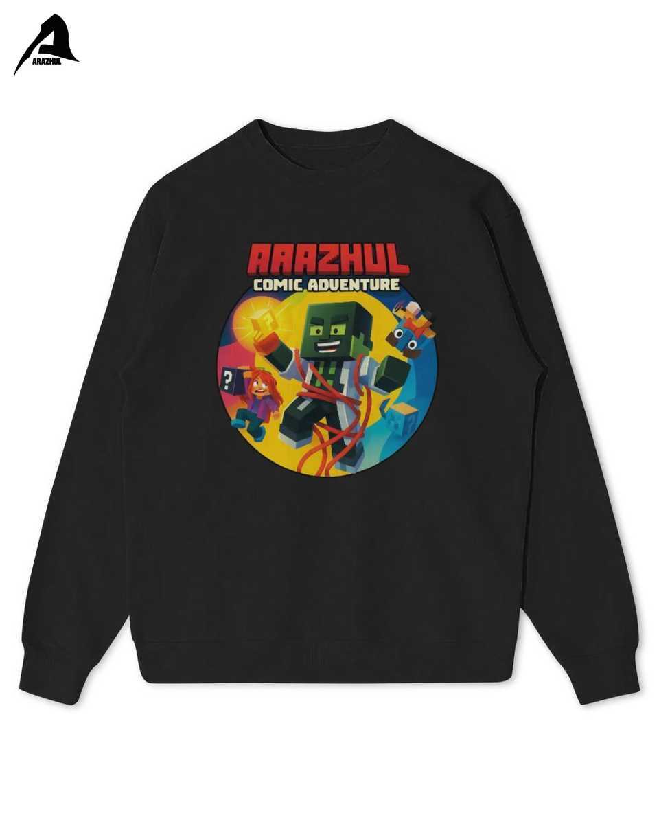 Arazhul Dr. Auge Comic Abenteuer Kinder Sweatshirt 1 Arazhul Dr. Auge Comic Abenteuer Kinder Sweatshirt