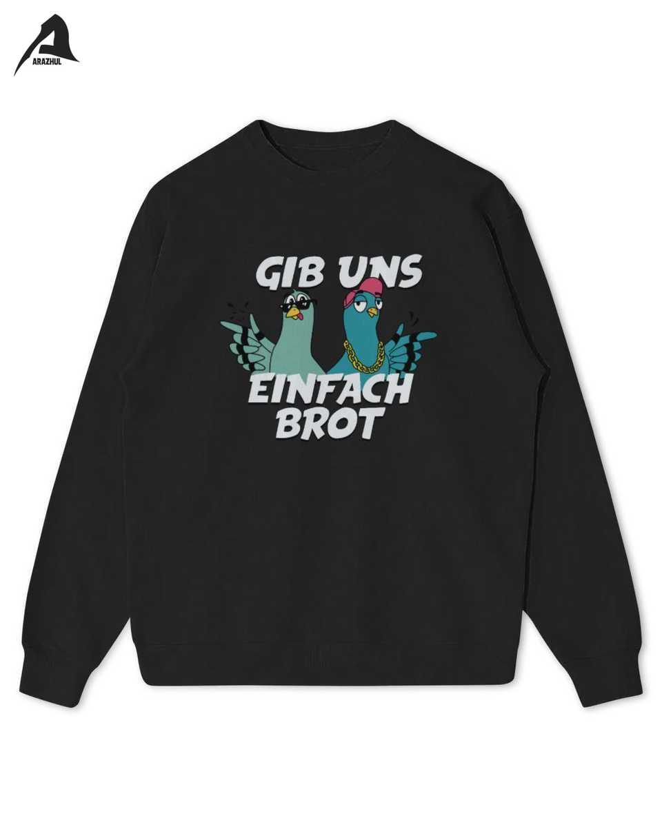 Gib uns einfach Brot Tauben Spruch Lustiges Arazhul Dr. Auge T-Shirt 3 Gib uns einfach Brot Tauben Spruch Lustiges Arazhul Dr. Auge T-Shirt - Image 3