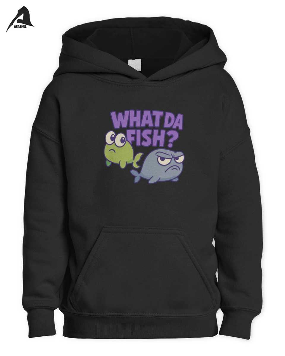 Arazhul What Da Fish Kinder T-Shirt | Dr. Auge & Glubbux Cartoon Spruch 2 Arazhul What Da Fish Kinder T-Shirt | Dr. Auge & Glubbux Cartoon Spruch - Image 2