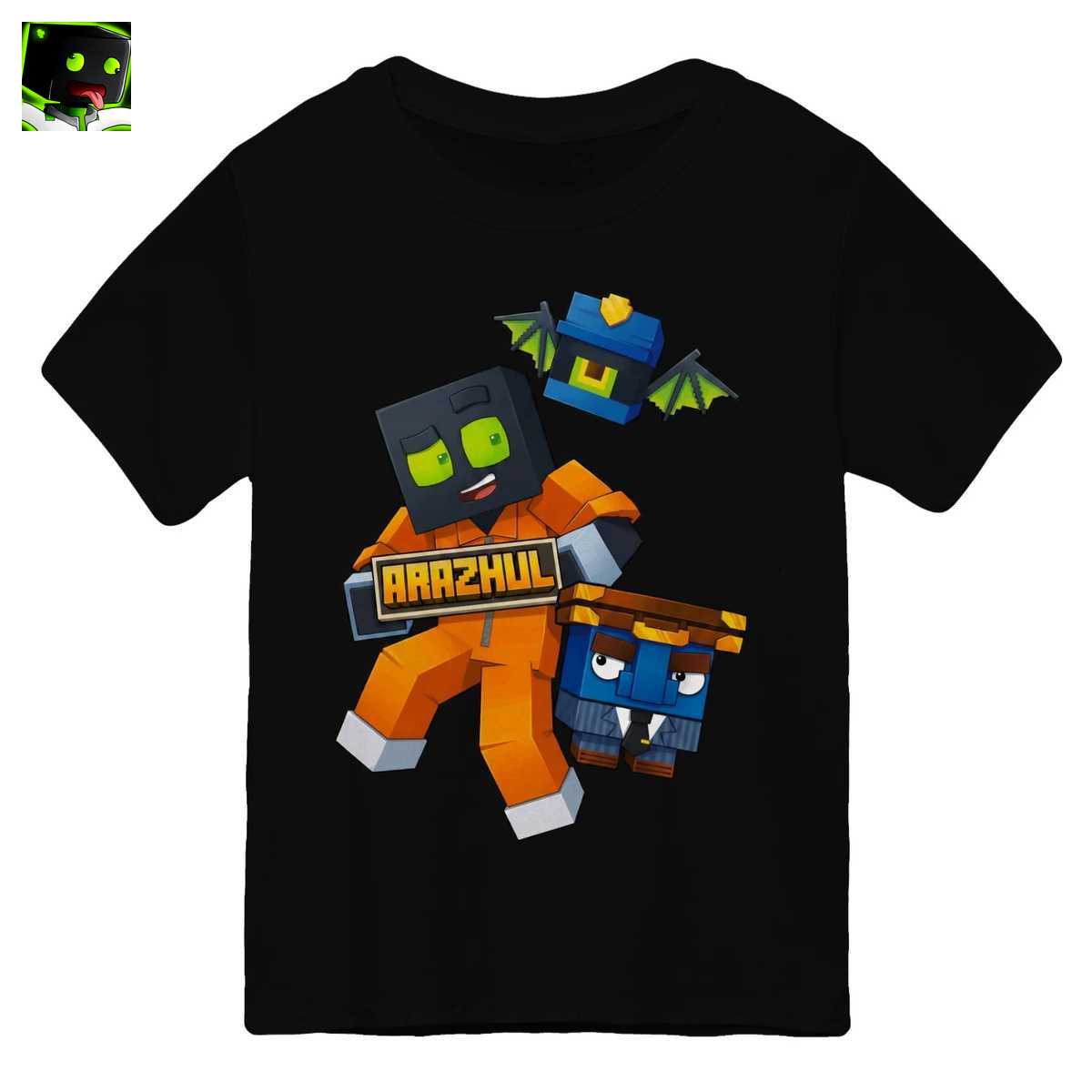 Arazhul Merch: Block-Kopf Gamer Held und seine lustigen Freunde - Offizielles Fan-Shirt 1 Arazhul Merch: Block-Kopf Gamer Held und seine lustigen Freunde - Offizielles Fan-Shirt
