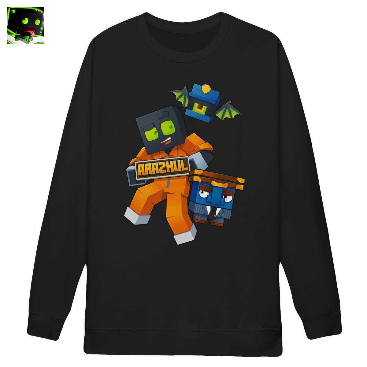 Arazhul Merch: Block-Kopf Gamer Held und seine lustigen Freunde - Offizielles Fan-Shirt 4 Arazhul Merch: Block-Kopf Gamer Held und seine lustigen Freunde - Offizielles Fan-Shirt - Image 4