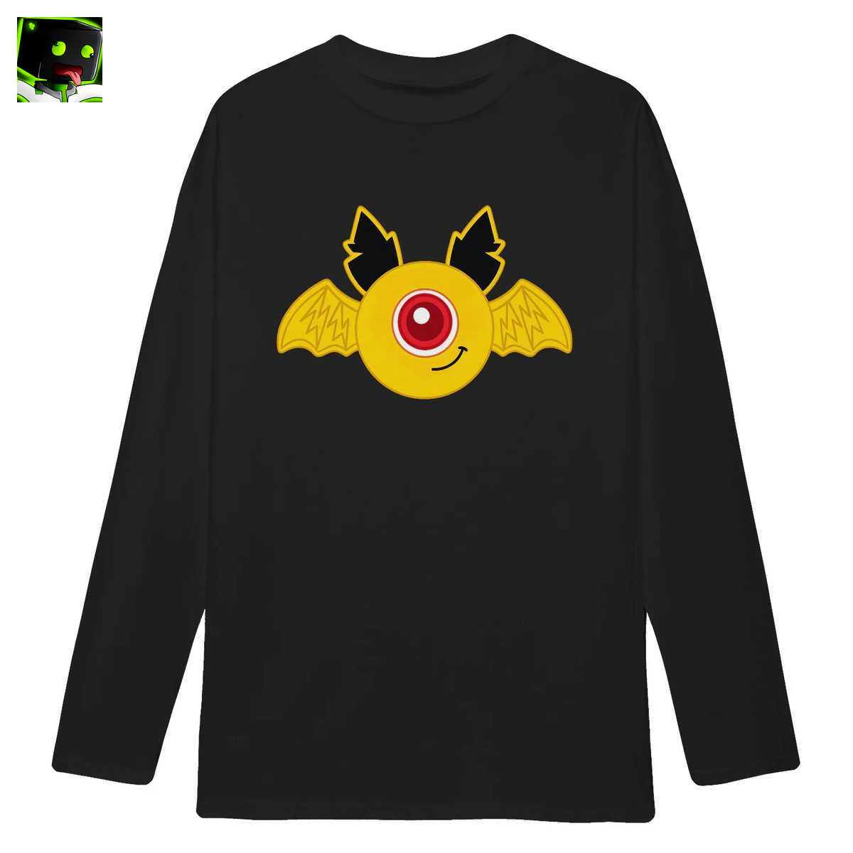 Arazhul Merch: Gelber Kugelblitz Fledermaus Zyklop für Gamer - Offizielles Dr. Auge T-Shirt 2 Arazhul Merch: Gelber Kugelblitz Fledermaus Zyklop für Gamer - Offizielles Dr. Auge T-Shirt - Image 2