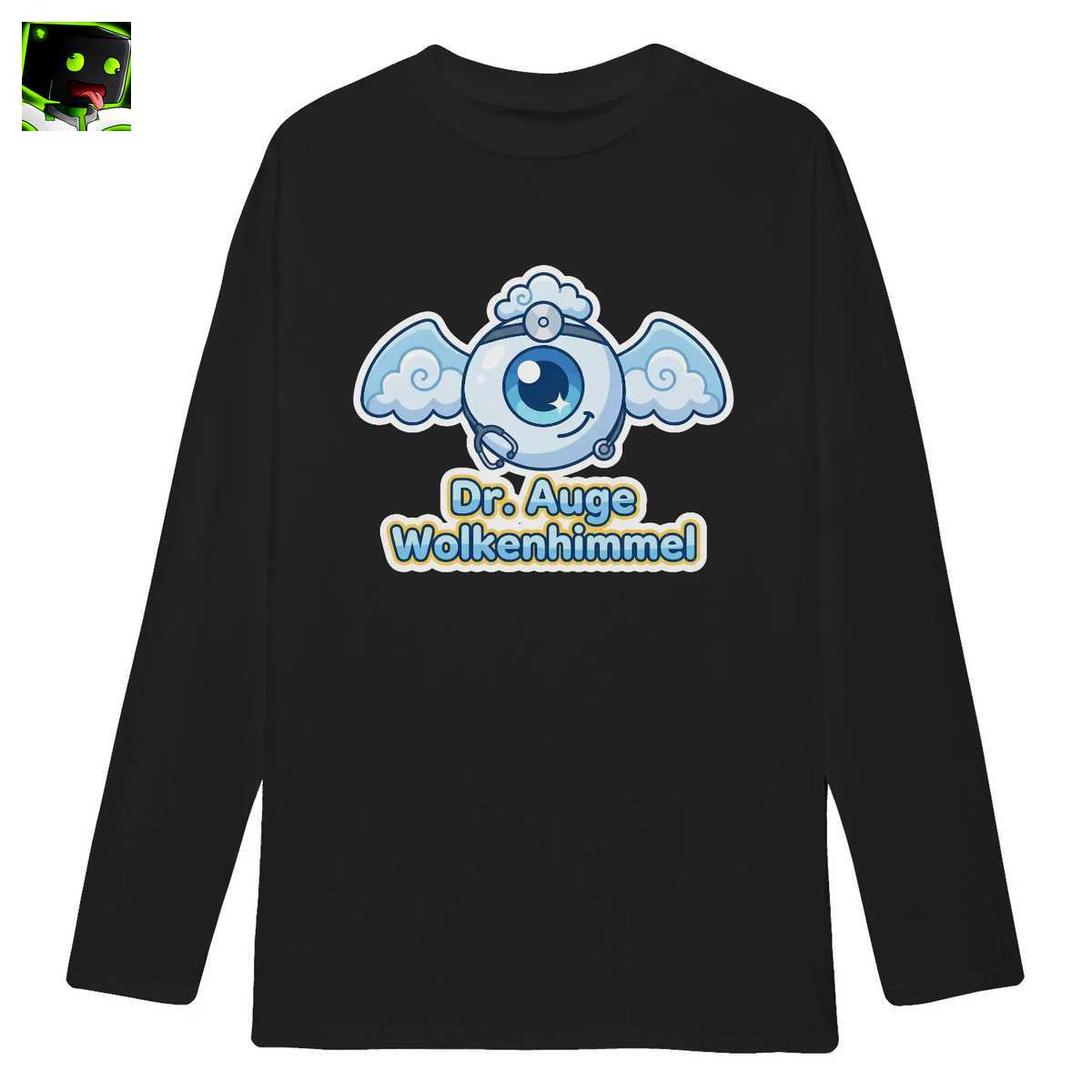 Arazhul Merch: Doktor Wolken-Auge T-Shirt - Niedliches Gaming Maskottchen 2 Arazhul Merch: Doktor Wolken-Auge T-Shirt - Niedliches Gaming Maskottchen - Image 2