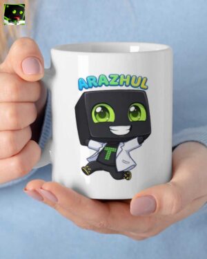 Arazhul Blockkopf Gamer Laborkittel Tasse – Dein Must-Have Merch
