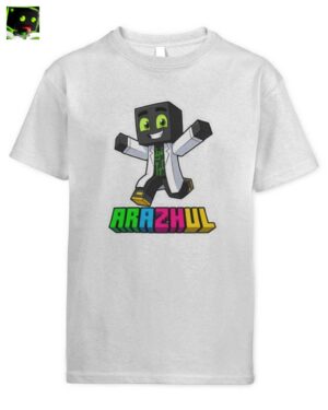 Arazhul Merch: Block-Wissenschaftler Gaming Kids T-Shirt | Offizieller Fanartikel