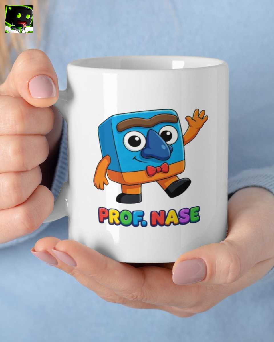 Arazhul Merch: Professor Nase Gaming Tasse – Ihr lustiger Begleiter 1 Arazhul Merch: Professor Nase Gaming Tasse – Ihr lustiger Begleiter